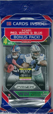 2018 Panini Prizm Football Cello Multi Pack