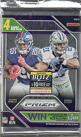 2018 Panini Prizm Football Blaster Box pack (1 PACK)