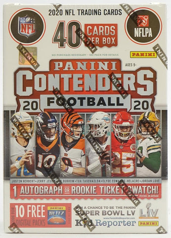 2020 Panini Contenders Football 5-Pack Blaster Box