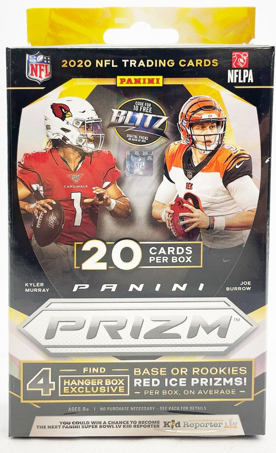 2020 Panini Prizm Football Hanger Box (20 Cards)