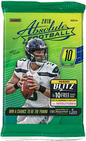 2018 Panini Absolute Football Retail Pack