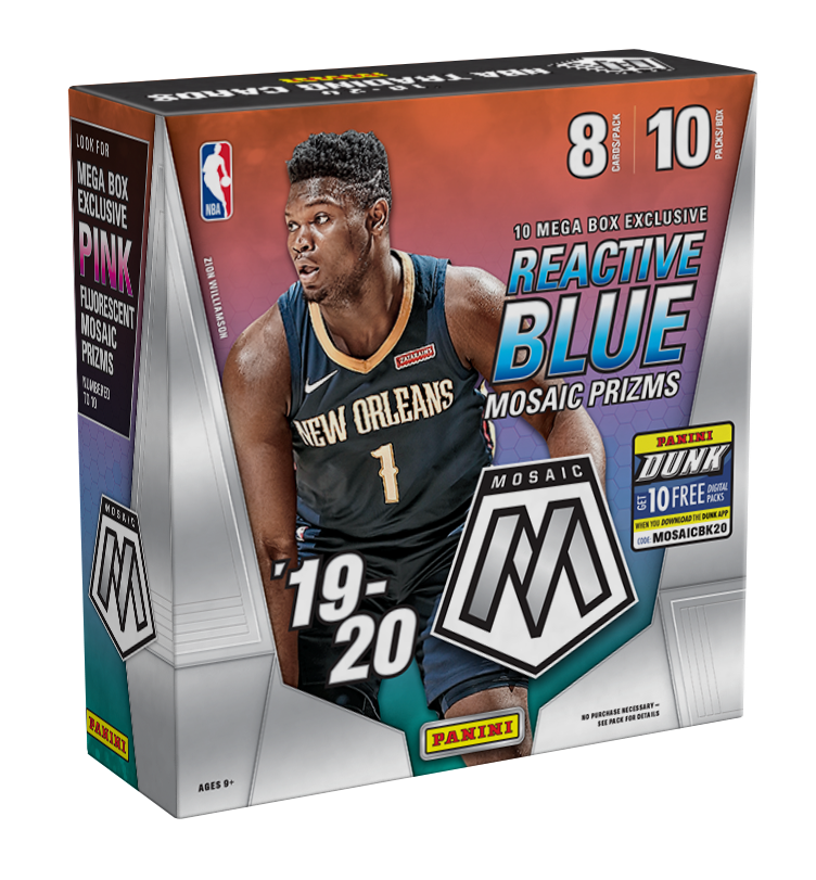 2019/20 Panini Mosaic Basketball Mega Box