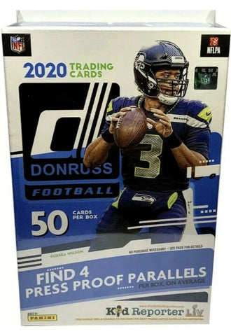 2020 Panini Donruss NFL Football Hanger Box