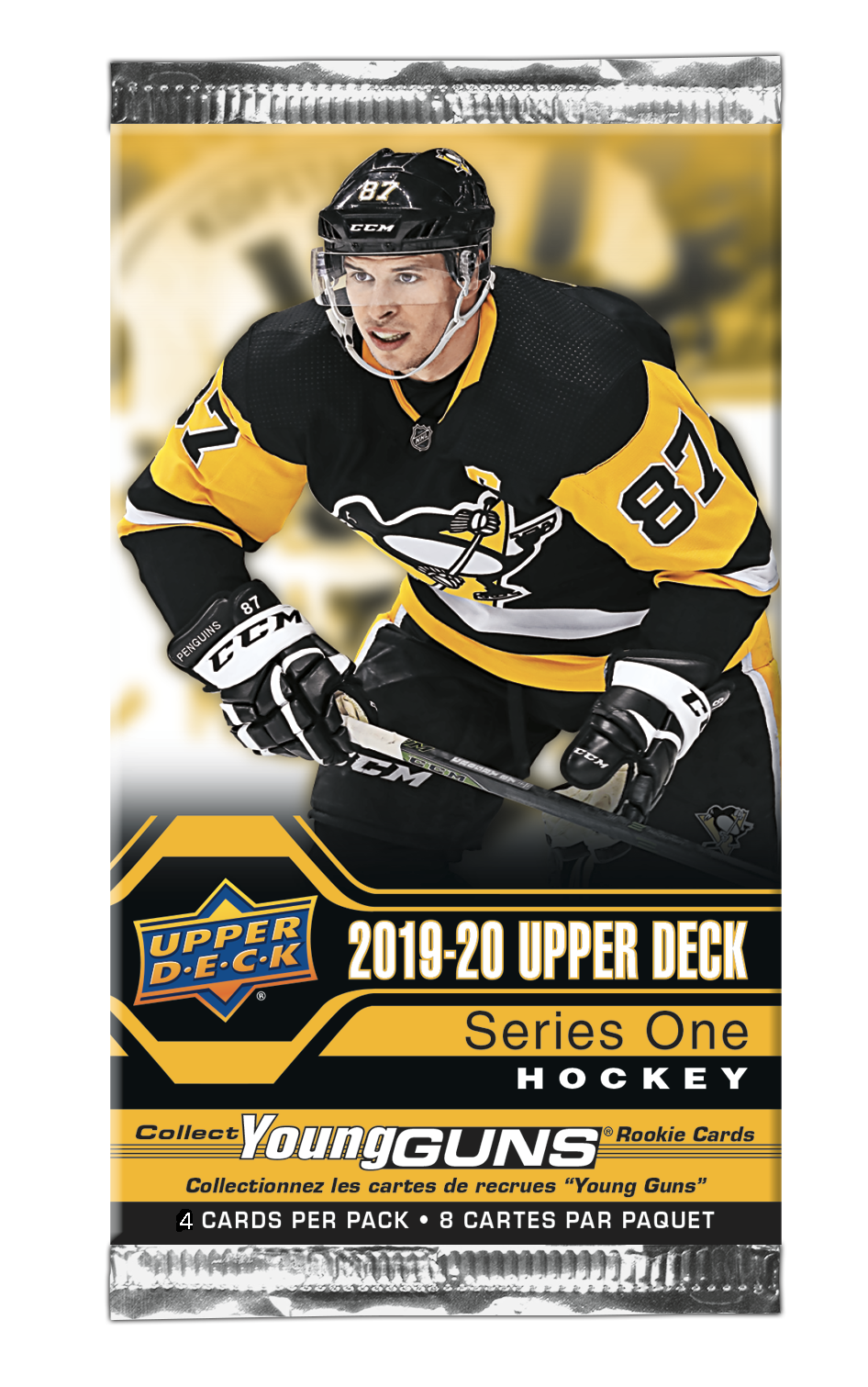 2019/20 Upper Deck Series 1 Hockey Pack (8 Cards)