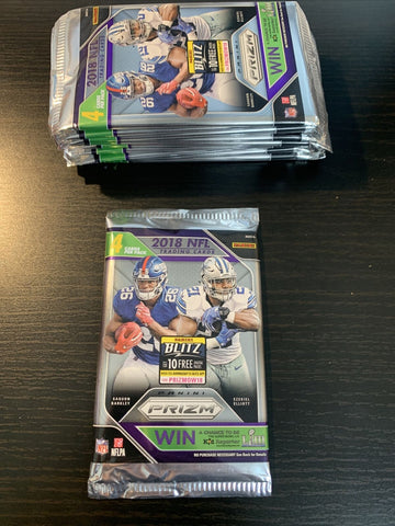 2018 Panini Prizm Football Mega Box PACK (1 PACK)