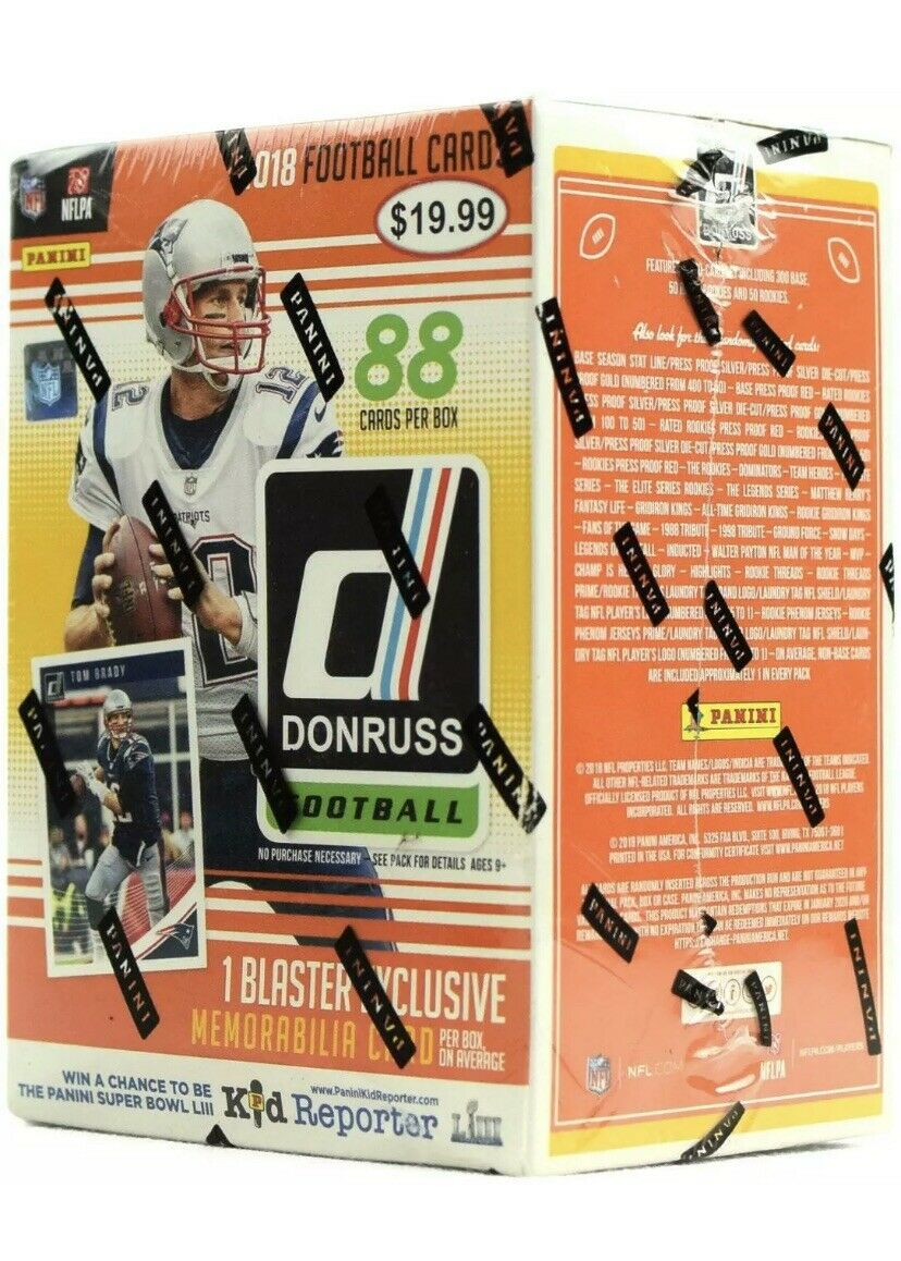 2018 Panini Donruss Football 11-Pack Blaster Box