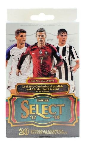 2017/18 Panini Select Soccer EXCLUSIVE Sealed Retail Box MBAPPE RC Yr!