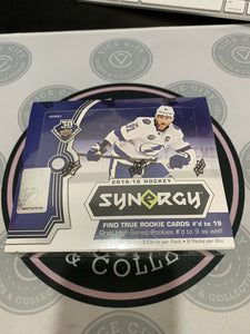 2018-19 Upper Deck Synergy Factory Sealed Hockey Hobby Box