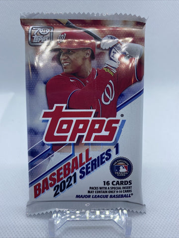 2021 Topps Series 1 Sealed Pack (16 Cards)