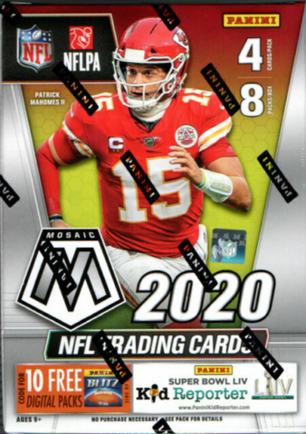 2020 Panini Mosaic Football 8-Pack Blaster Box